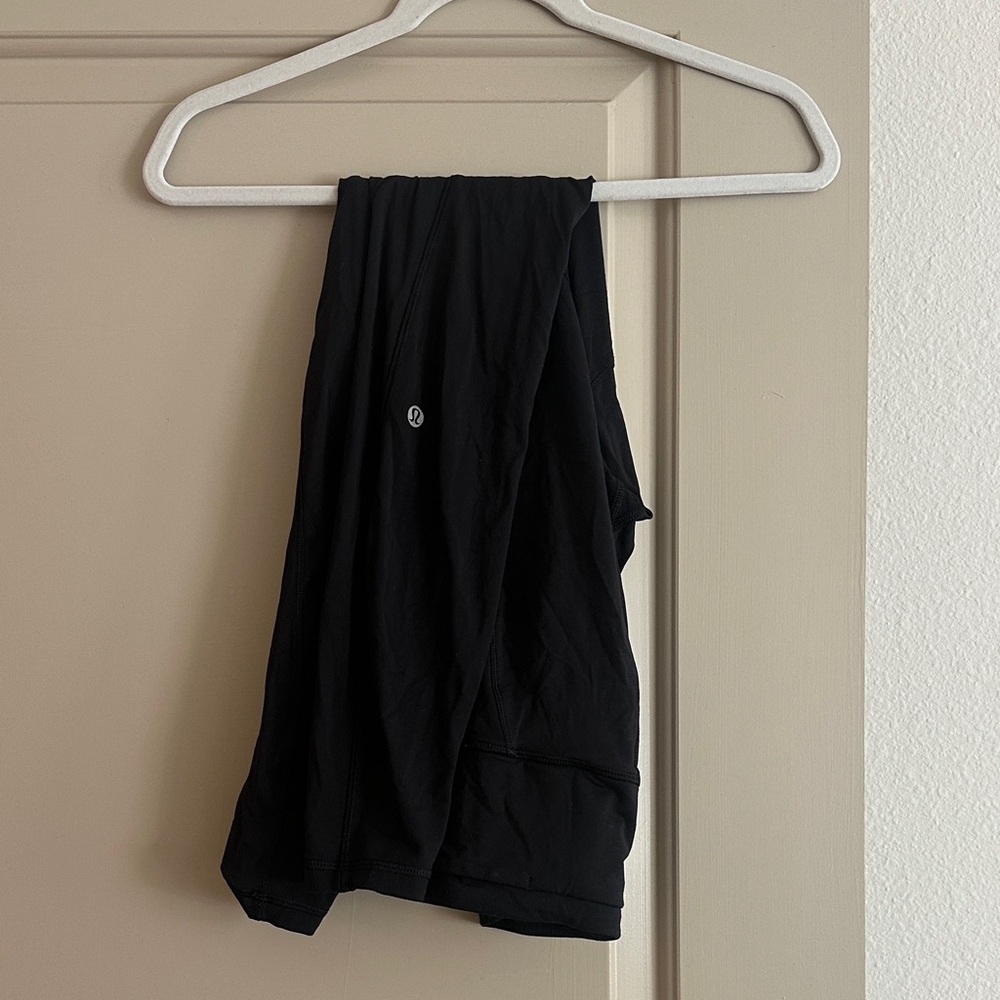 Lululemon Athletica Black Leggings with Logo